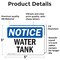 Signmission Water Tank, 5 in W x Rectangle, Vinyl Decal OS-2PACK-NS-D-35-L-18986 - alternate 4